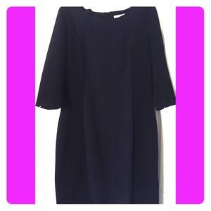 Casual business black dress